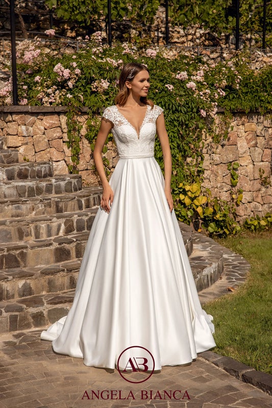 8025 satiini hame (yl&auml;osa 1074)